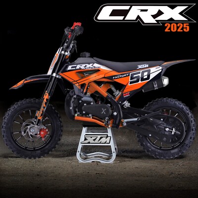 XTM CRX 2025 Kids 49cc 50cc Petrol 2-Stroke Mini Dirt Bike Colour