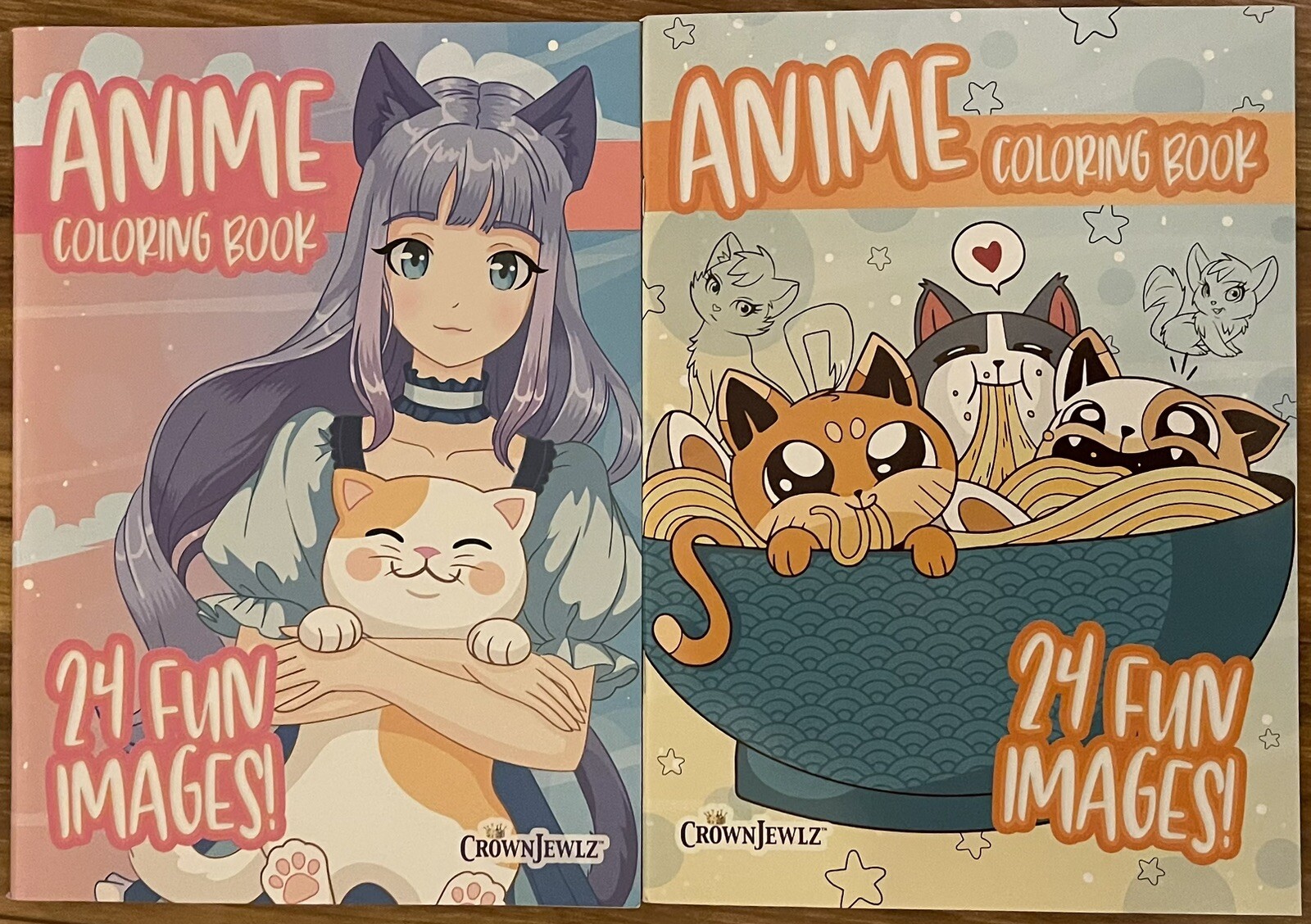 ANAMIE Crown Jewlz Coloring Books. ANIMATED-TEAR-OUT PAGES | eBay