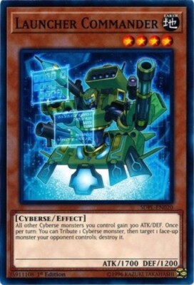 3 x Launcher Commander (SDPL-EN020) - Common - 1st Edition