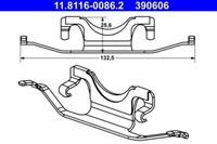 Ate 11.8116-0086.2 Feder, Bremssattel FüR MERCEDES-BENZ