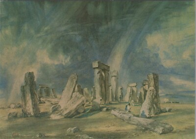 MR ALE Postcard Stonehenge Wiltshire England 1835 John Constable ...