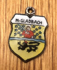 Vintage M Gladbach Enamel Silver Plated Travel Shield Charm — photo 4