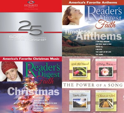 25 Songs That Changed the Way We Worship, Reader's Digest + more Bundle Pack 8CD