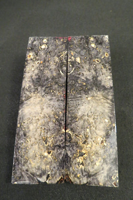 STABILIZED  BOXELDER MAPLE BURL KNIFE SCALES   1.6'' x 5.3'' x .38''  !!!!!!
