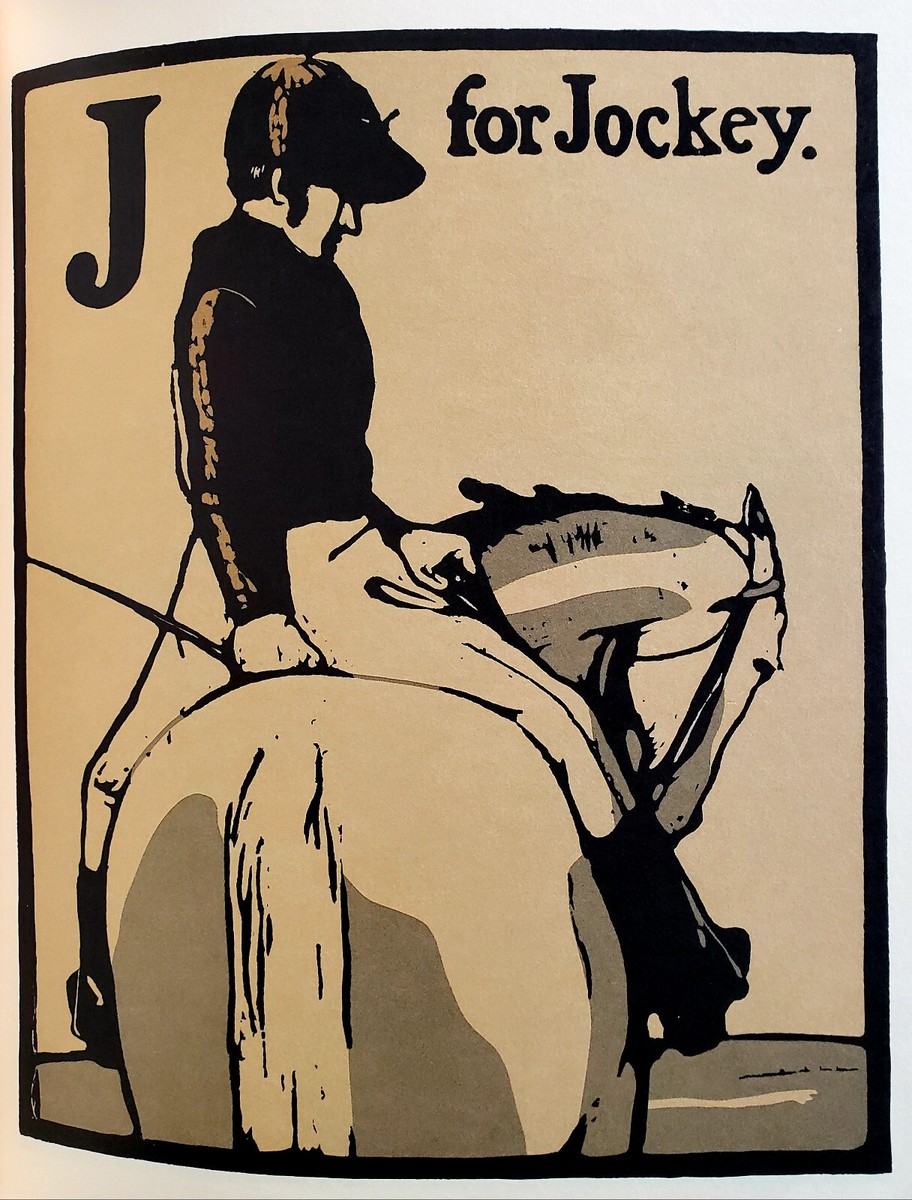 William Nicholson An Alphabet HC DJ Victorian Graphic Art