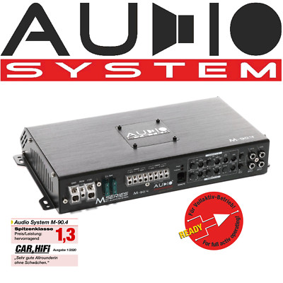 Audio System M-90.4    4-Kanal Class A/B Hochleistungs-Verstärker