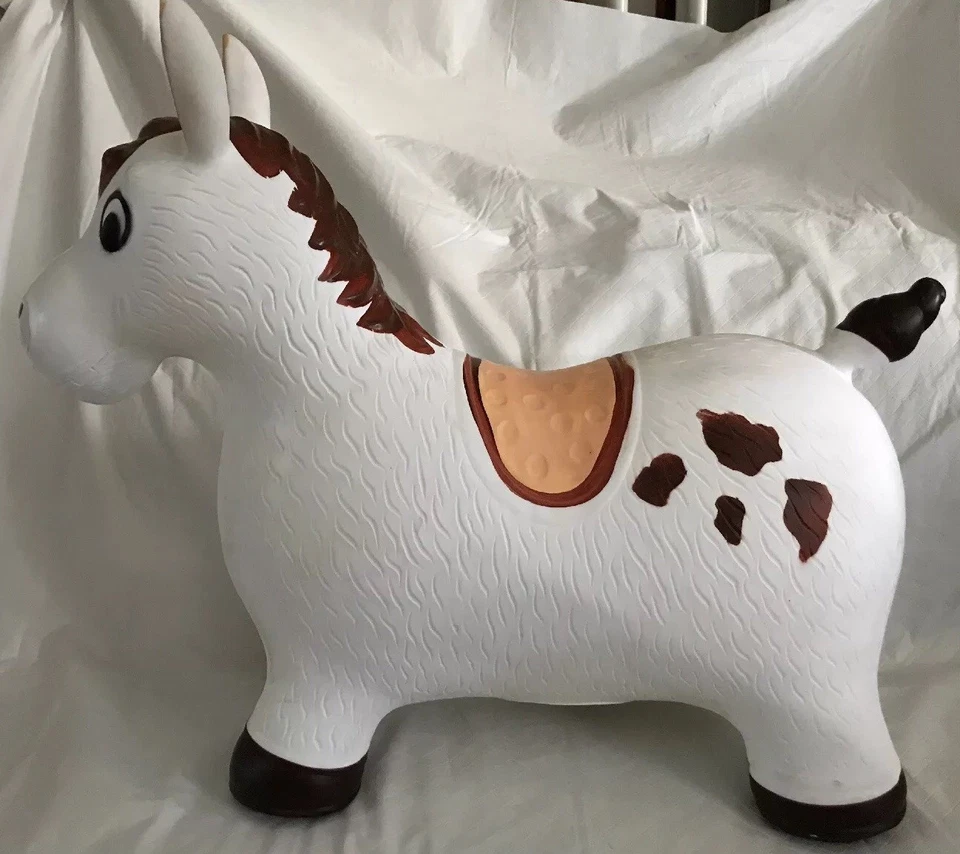 Blanco Dinkey WADDLE Paseo en Rebote Inflable REBOTE A LO LARGO Hinchable paseo Foto 2 de 4