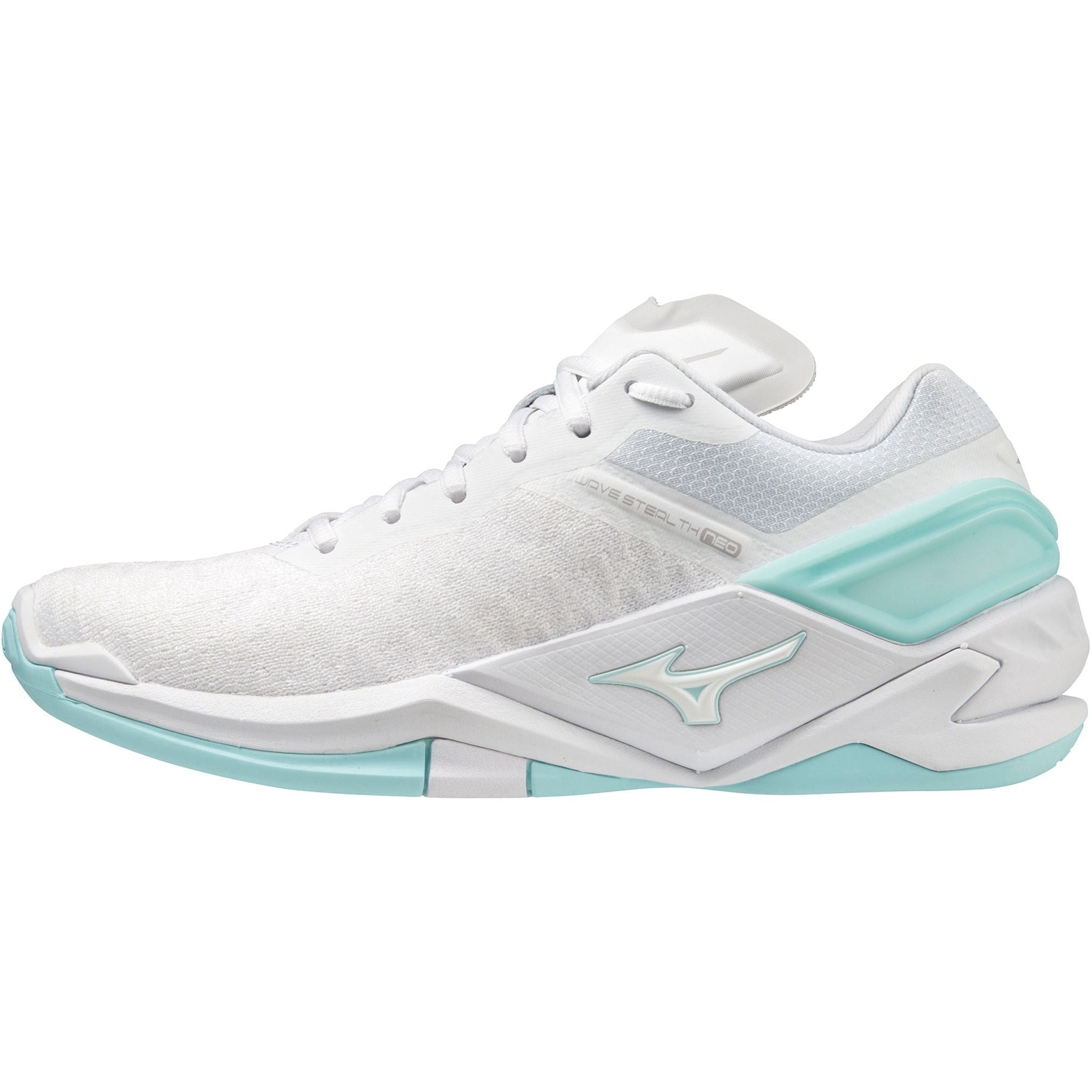 Женские кроссовки для нетбола Mizuno Wave Stealth Neo Белые Спортивные тренажеры для тренажерного зала