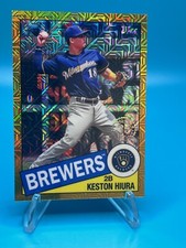 Keston Hiura 2020 Topps Chrome Silver Pack Gold Mojo Refractor 1985 #d/50 Nm-Mt+