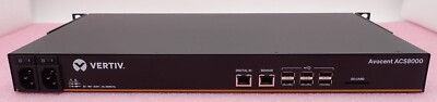 Vertiv Avocent ACS8000 16-Port Console Server DAC Dual AC PSU ACS8016DAC
