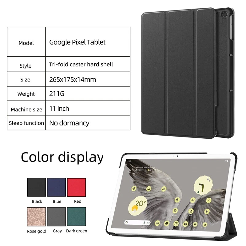 For Google Pixel Tablet Luxury Shockproof Fold Flip Stand Magnetic Case Cover - Image 2 of 4