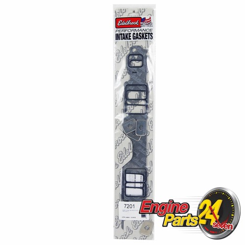 CHEVY SB 283 307 327 350 383 400 INTAKE INLET MANIFOLD GASKET SET EDELBROCK 7201 eBay