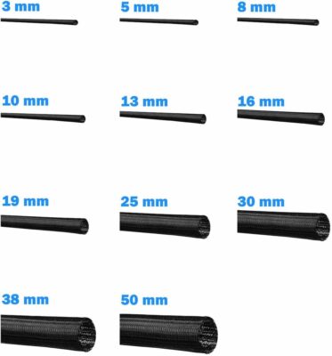 Hama Hama Kabelbündel-Gewebeschlauch schwarz für Kabel Elektro-Kabel