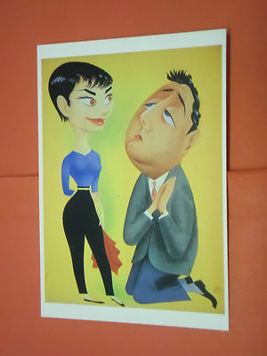 COLLECTIBLE POSTCARD THE SPECTACLE by hock n°14 - editions the old