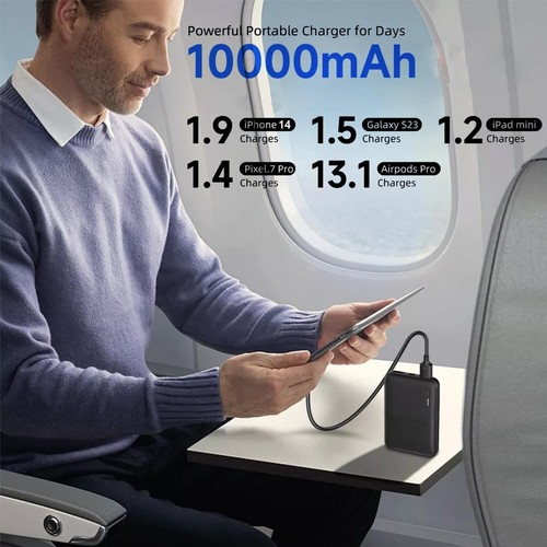 Power Bank 10000mah 5V Portable Fast Charger External Battery for Mobile Phone - Picture 3 of 7