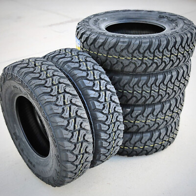 6 Tires LT 235/85R16 Accelera M/T-01 MT Mud Load E 10 Ply