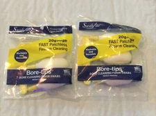 2 Packages Bore-tips by Swab-its 20 Gauge Fast Patchless Firearm Cleaning - New