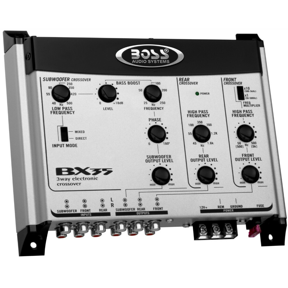 Crossover BOSS BX35 3 Vie: L'Anima del Tuo Sistema Audio in Auto