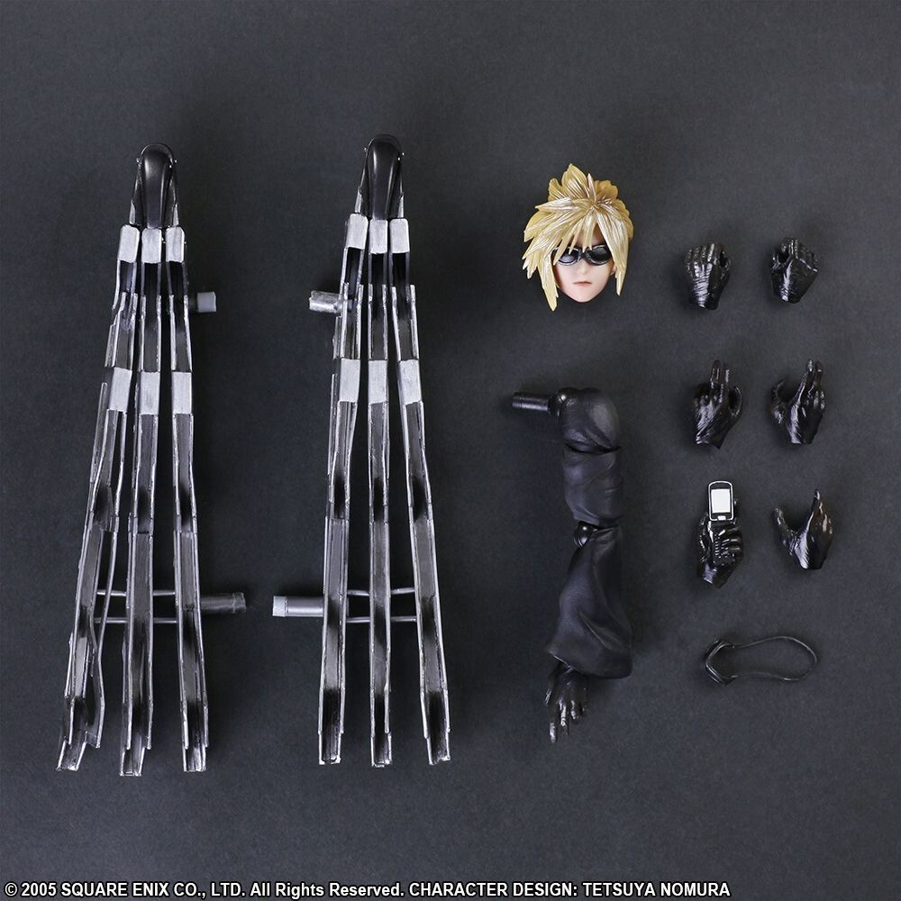FINAL FANTASY VII Advent Children Cloud Strife Fenrir Figure PLAY