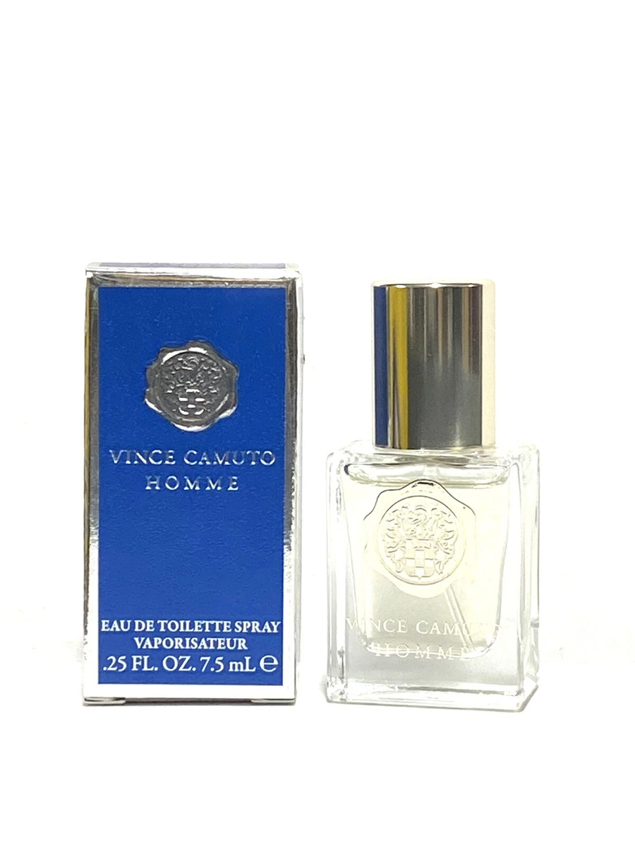 VINCE CAMUTO HOMME 0.25oz/7.5ml EDT Spray Men Cologne Mini Sample Size (D01