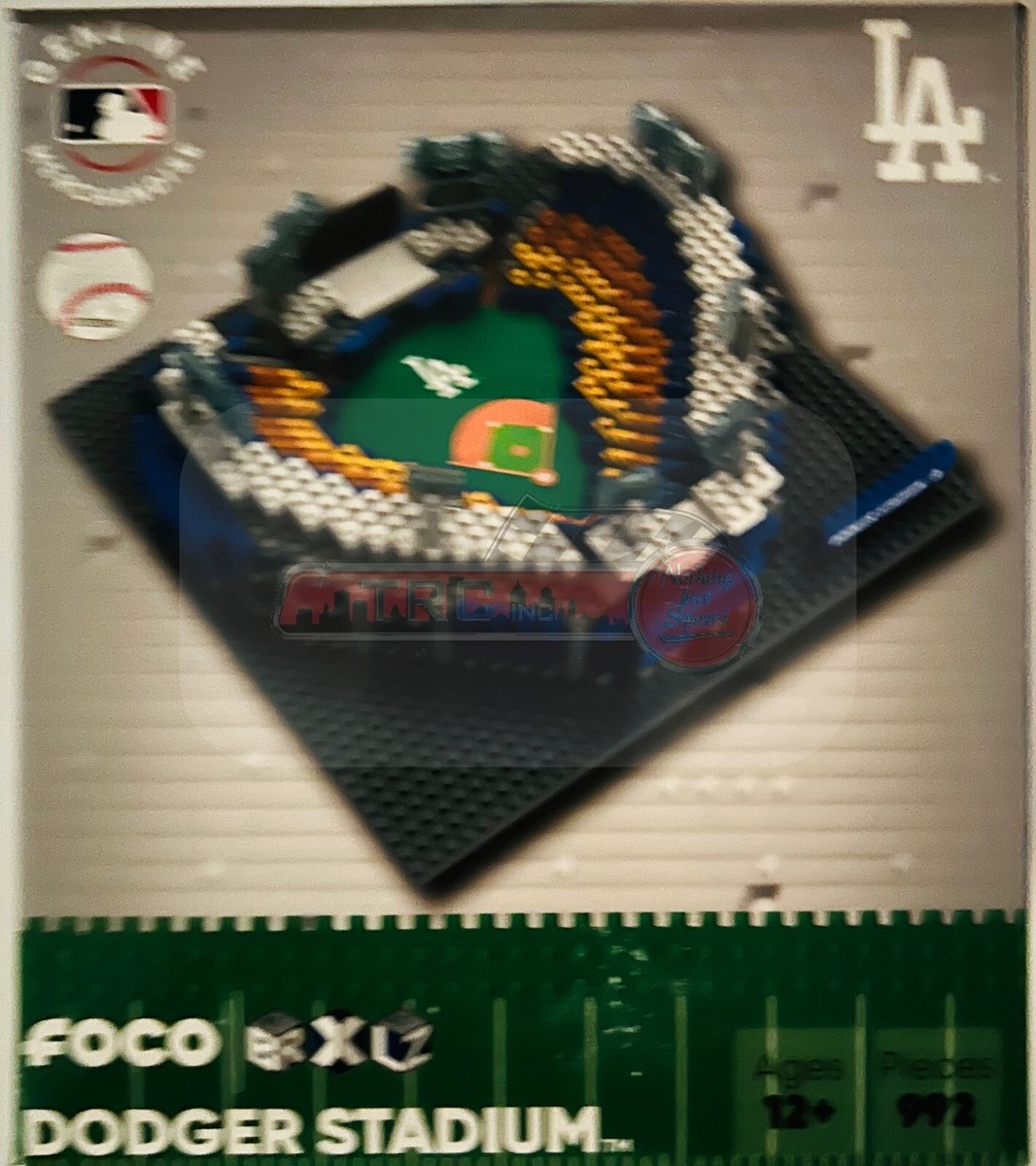 Los Angeles Dodgers BRXLZ Dodger Stadium 3-D Construction Block