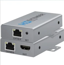 50M IP Network Extender 1080P Transmitter by RJ45 LAN Splitter Support PoE 