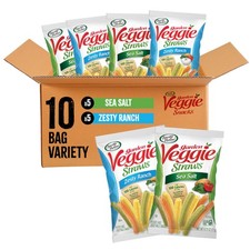 Sensible Portions Veggie Straws Multi-Pack, Sea Salt 7.5 Ounce (Pack of 1)