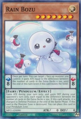 Rain Bozu - MP21-EN090 - Common - 1st Edition - Moderately Played