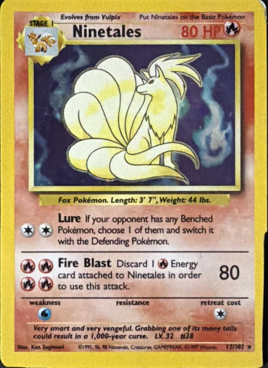 Ninetales 012/102 Base Set for sale | eBay