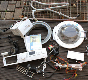 Siemens Waschmaschine Ersatzteile Konvolut Teile für Bastler ungeprüft