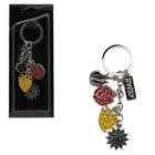 TEAM EMBLEM RWBY 1 in. 4 Pcs. Key Chain Set (Anime KeyChain Charm Pendant)