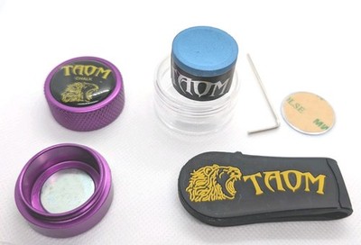 TAOM MAGNETISCHER LILA KREIDEHALTER & TAOM ORIGINAL BLAU V10 PRO KREIDE & KOSTENLOSER VERSAND
