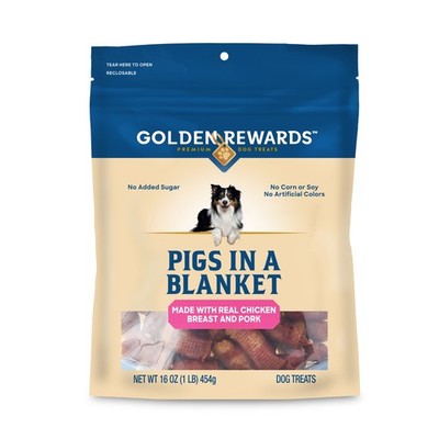 Pigs in a Blanket Chicken & Pork Sausage Dog Treats 16 oz