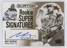 2023 Upper Deck Ovation Rookie Super Signatures Gold 6/25 Matt Murray Auto 0e1l