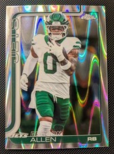 2025 Topps Chrome Football Braelon Allen Raywave Refractor #240 Jets