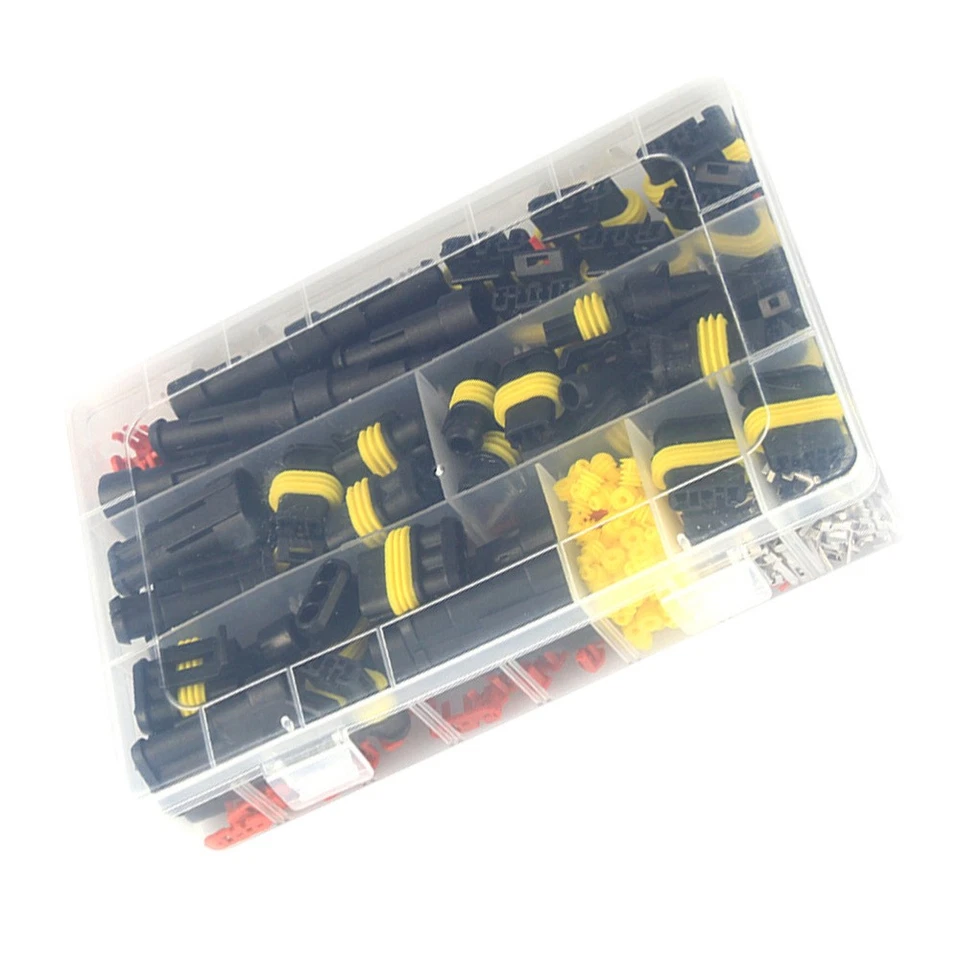 352Pcs HID Waterproof Quick Connector Car Electrical Wire Connector Plug Kit - Image 4 of 4