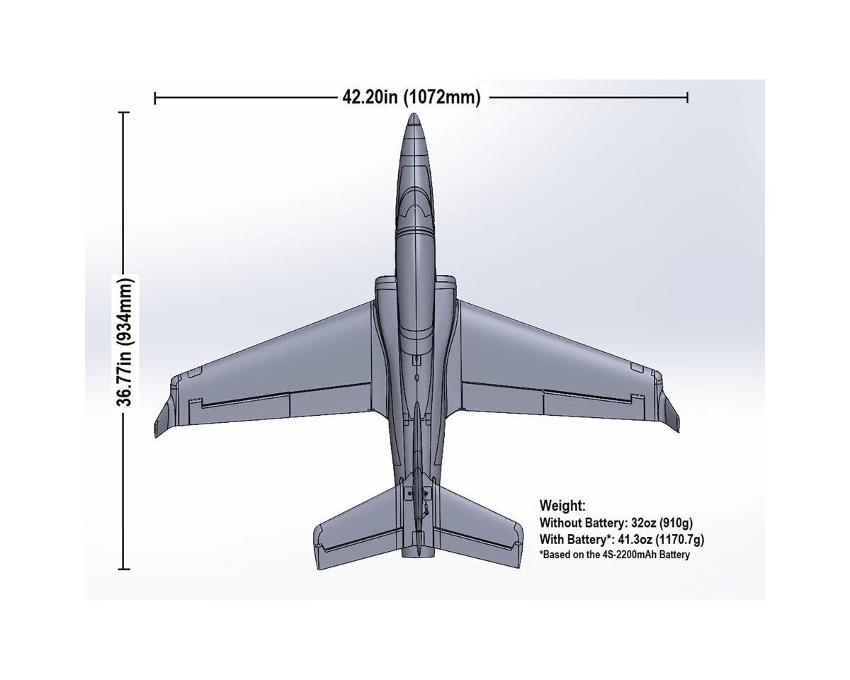E-flite EFL07750 Viper 64mm EDF BNF Basic Electric Jet (1072mm) w/AS3X+ & SAFE