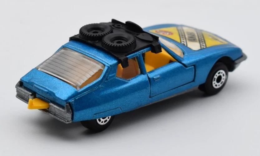 Matchbox Superfast MB51 Citroen SM blau mit Dachladung. Yamaha. Lesney England - Bild 2 von 4