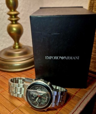 Eric Chevillard Herren Uhr mit Edelstahlarmband, ungetragen, mit Schutzfolie