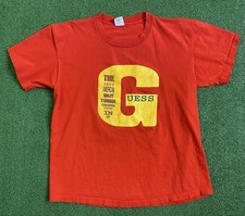 Vintage 90s Guess Originals T Shirt Adult OSFA Single Stitch Georges Marciano