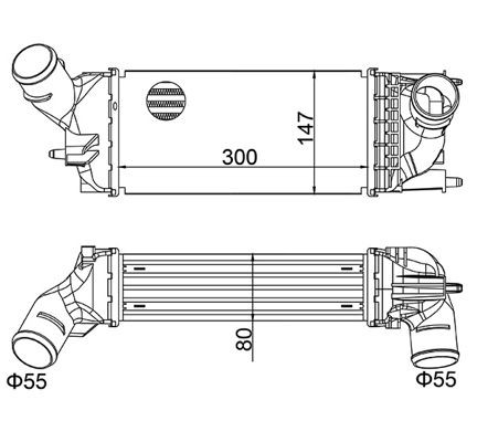 Hart 630 295 LadeluftküHler FüR CitroËN Peugeot-image