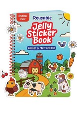 Reusable Sticker Book For Toddlers 2-5, Farm Animals 7 Scenes