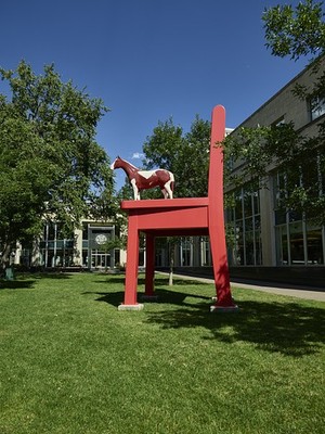 Denver Colorado 2016 Donald Lipski The Yearling Sculpture Public Library