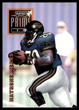 Natrone Means 1996 Playoff Prime #070 Jaguars NFL READ FREE SHIP AutographDen