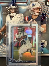 2025 Topps Chrome Refractor Kalel Mullings Rookie #309 Tennessee Titans NFL Card