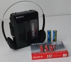 Sony Walkman WM-2011 Cassette Player/ New Belts/ New Batteries (Tested/Working)