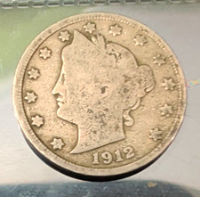 1912 Liberty Head V Nickel 5C "With Cents" Business Strike Philadelphia