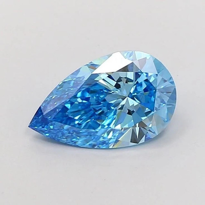 #ad 4.70 CT Natural Blue Diamond Pear Cut 10x14 MM VVS1 D Grade IDGL Certified A5 $57.60