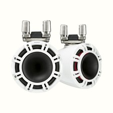 Open Box Kicker 44KMTC94W Marine Wakeboard 9 Inch 600 Watts LED Lighting Tower