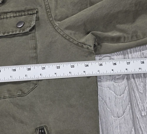 Carbon 2 Cobalt Mens XL Olive Green Canvas Cotton Field Jacket Military Utility image 17